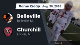 Recap: Belleville  vs. Churchill  2018