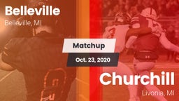 Matchup: Belleville vs. Churchill  2020
