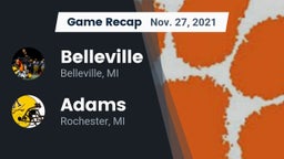 Recap: Belleville  vs. Adams  2021