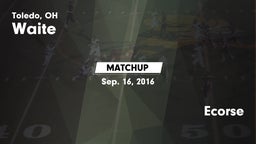 Matchup: Waite vs. Ecorse 2016