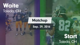 Matchup: Waite vs. Start  2016