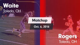 Matchup: Waite vs. Rogers  2016