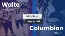 Matchup: Waite vs. Columbian  2019