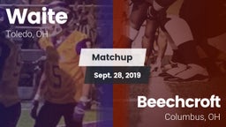 Matchup: Waite vs. Beechcroft  2020