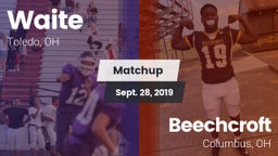 Matchup: Waite vs. Beechcroft  2019