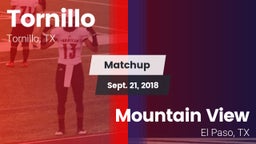 Matchup: Tornillo vs. Mountain View  2018