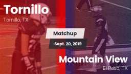 Matchup: Tornillo vs. Mountain View  2019