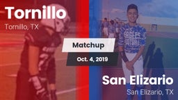 Matchup: Tornillo vs. San Elizario  2019
