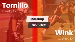 Matchup: Tornillo vs. Wink  2019