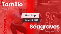 Matchup: Tornillo vs. Seagraves  2020