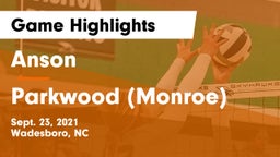 Anson  vs Parkwood (Monroe) Game Highlights - Sept. 23, 2021