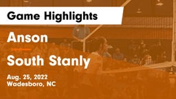 Anson  vs South Stanly  Game Highlights - Aug. 25, 2022