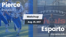 Matchup: Pierce vs. Esparto  2017