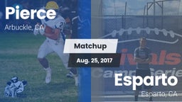 Matchup: Pierce vs. Esparto  2017