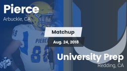 Matchup: Pierce vs. University Prep  2018