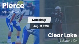 Matchup: Pierce vs. Clear Lake  2018