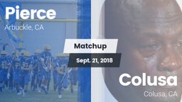 Matchup: Pierce vs. Colusa  2018