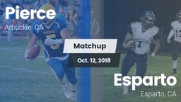 Matchup: Pierce vs. Esparto  2018