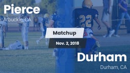 Matchup: Pierce vs. Durham  2018