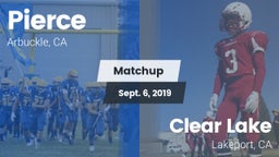 Matchup: Pierce vs. Clear Lake  2019