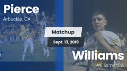 Matchup: Pierce vs. Williams  2019
