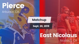 Matchup: Pierce vs. East Nicolaus  2019