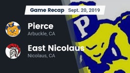 Recap: Pierce  vs. East Nicolaus  2019