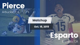 Matchup: Pierce vs. Esparto  2019