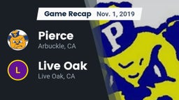 Recap: Pierce  vs. Live Oak  2019
