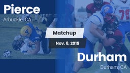 Matchup: Pierce vs. Durham  2019