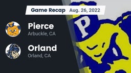 Recap: Pierce  vs. Orland  2022
