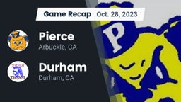 Recap: Pierce  vs. Durham  2023