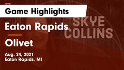 Eaton Rapids  vs Olivet  Game Highlights - Aug. 24, 2021