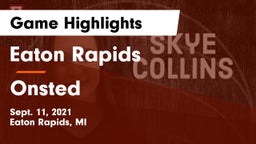 Eaton Rapids  vs Onsted  Game Highlights - Sept. 11, 2021