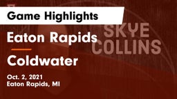 Eaton Rapids  vs Coldwater  Game Highlights - Oct. 2, 2021