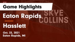 Eaton Rapids  vs Hasslett Game Highlights - Oct. 23, 2021