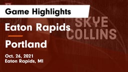 Eaton Rapids  vs Portland  Game Highlights - Oct. 26, 2021