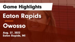 Eaton Rapids  vs Owosso  Game Highlights - Aug. 27, 2022