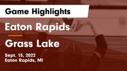 Eaton Rapids  vs Grass Lake Game Highlights - Sept. 15, 2022