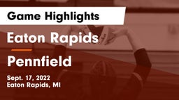Eaton Rapids  vs Pennfield  Game Highlights - Sept. 17, 2022