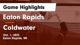 Eaton Rapids  vs Coldwater  Game Highlights - Oct. 1, 2022