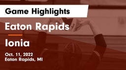 Eaton Rapids  vs Ionia  Game Highlights - Oct. 11, 2022