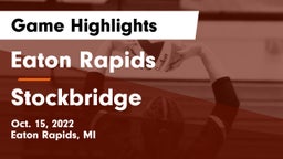 Eaton Rapids  vs Stockbridge  Game Highlights - Oct. 15, 2022