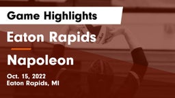Eaton Rapids  vs Napoleon  Game Highlights - Oct. 15, 2022