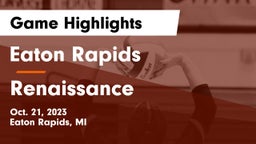 Eaton Rapids  vs Renaissance  Game Highlights - Oct. 21, 2023