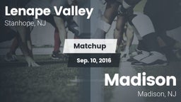 Matchup: Lenape Valley vs. Madison  2016