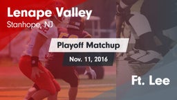 Matchup: Lenape Valley vs. Ft. Lee 2016