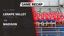 Recap: Lenape Valley  vs. Madison  2016