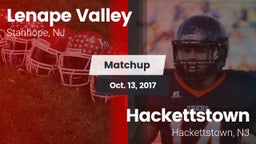 Matchup: Lenape Valley vs. Hackettstown  2017
