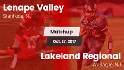 Matchup: Lenape Valley vs. Lakeland Regional  2017